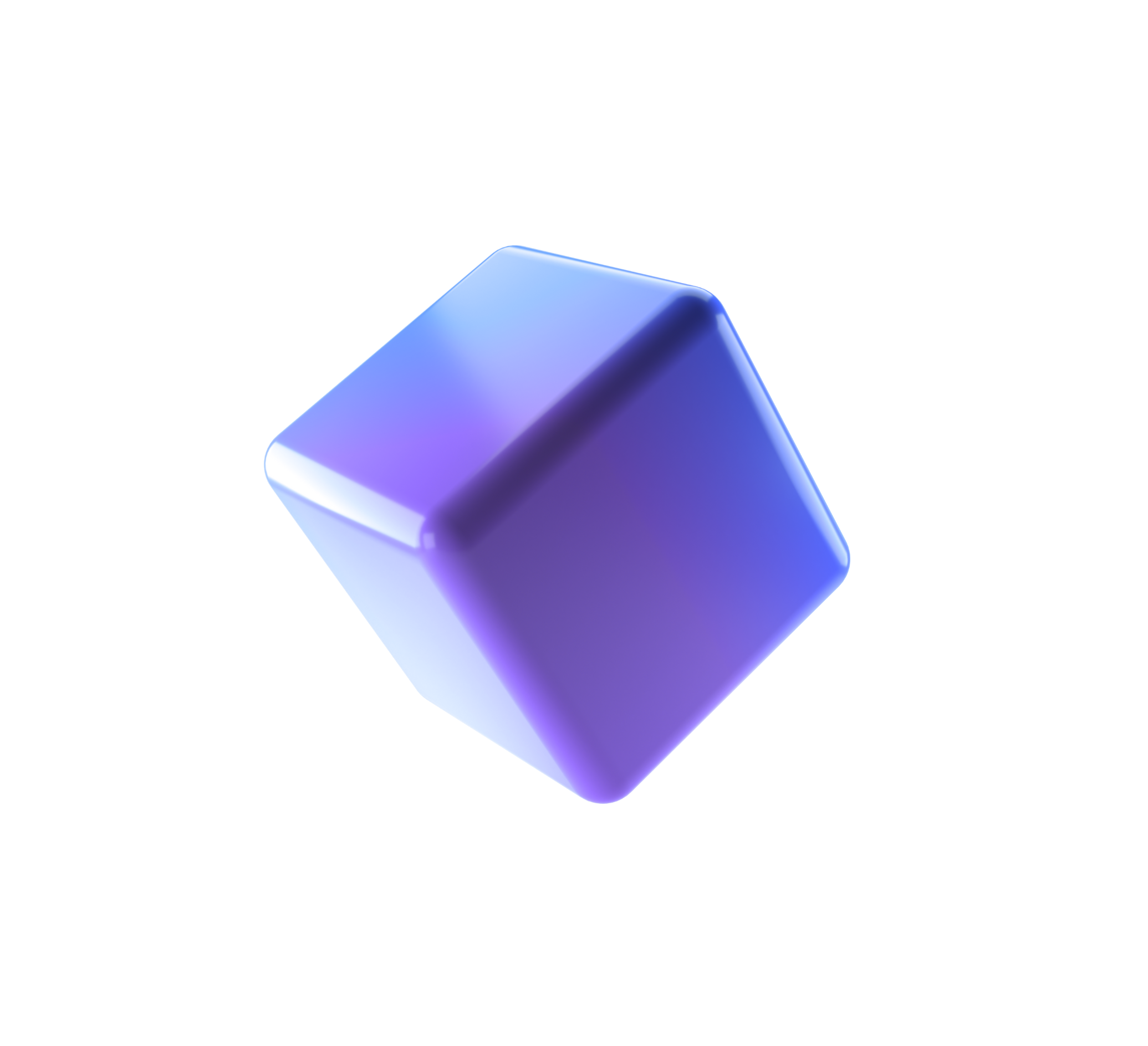 Cube decorative floating image